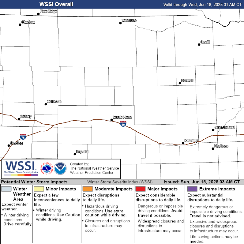 Winter Storm Severity Index
